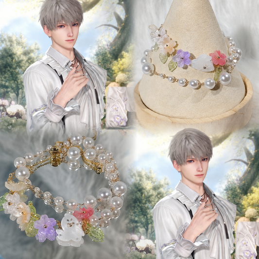 XAVIER-Inflorescence Imprints Concept Bracelet （Adjustable）