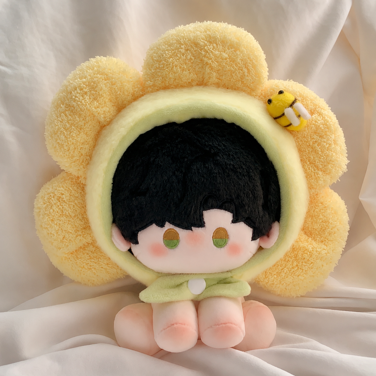 ZAYNE-Sitting Cotton Doll with Headgear 6”（15cm）