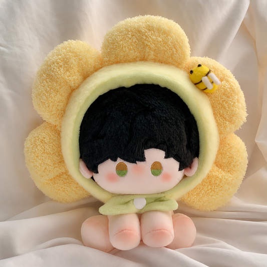 ZAYNE-Sitting Cotton Doll with Headgear 6”（15cm）