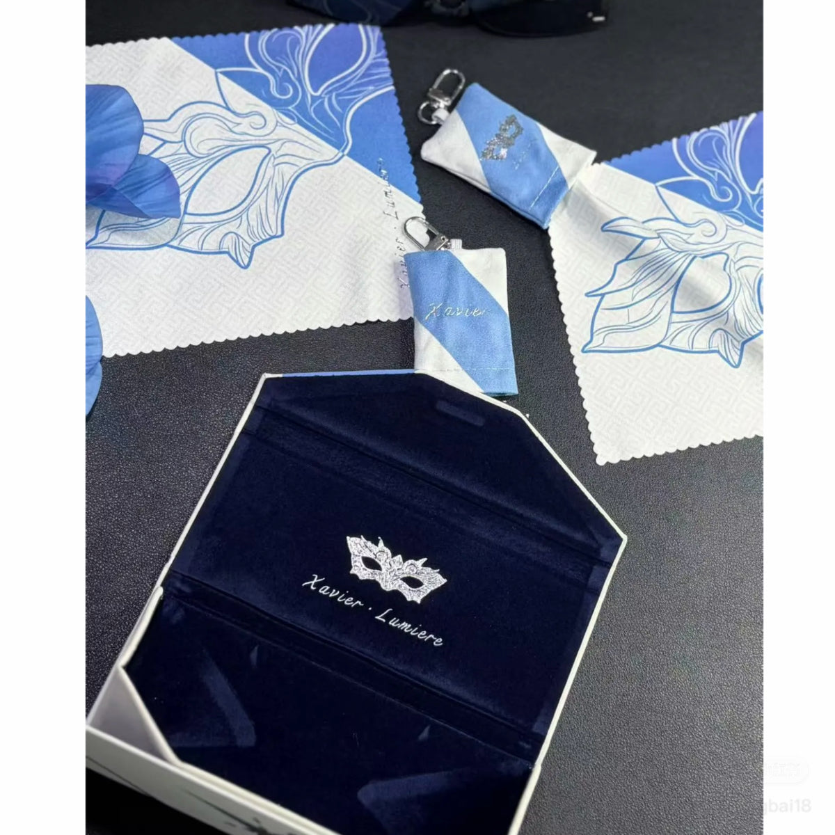 XAVIER-Lumiere Glasses case, glasses cloth, portable glasses cloth
