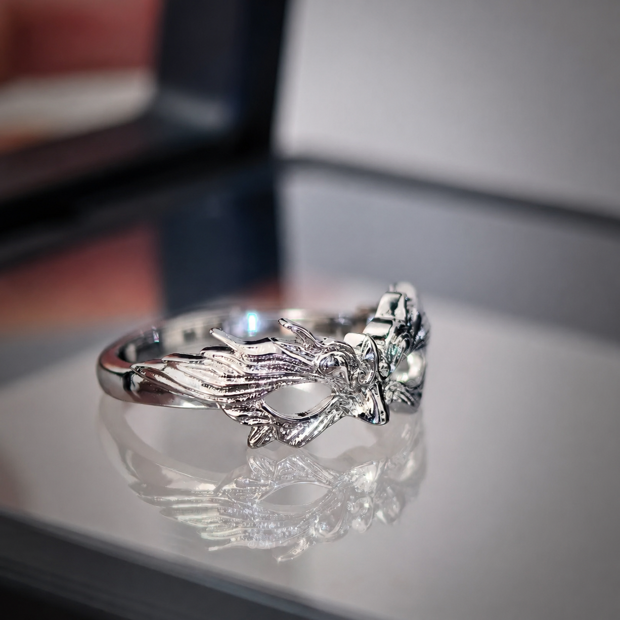 XAVIER-Lumiere Ring, Open Ring (Adjustable, Can Be Adjusted 6 to 9)