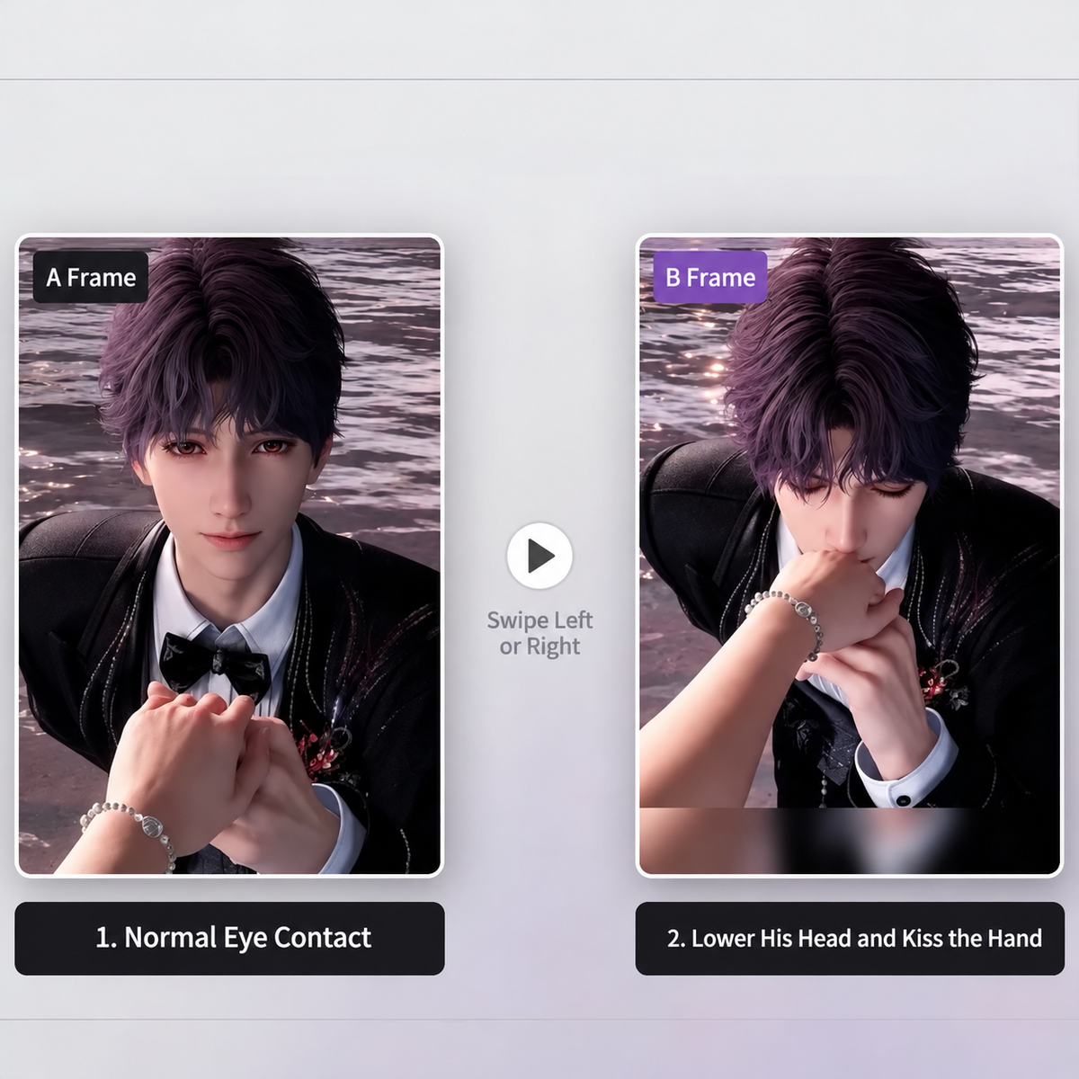 RAFAYEL-Destined Dawntide 3D Lenticular Card (3.35 × 2.13 inch)