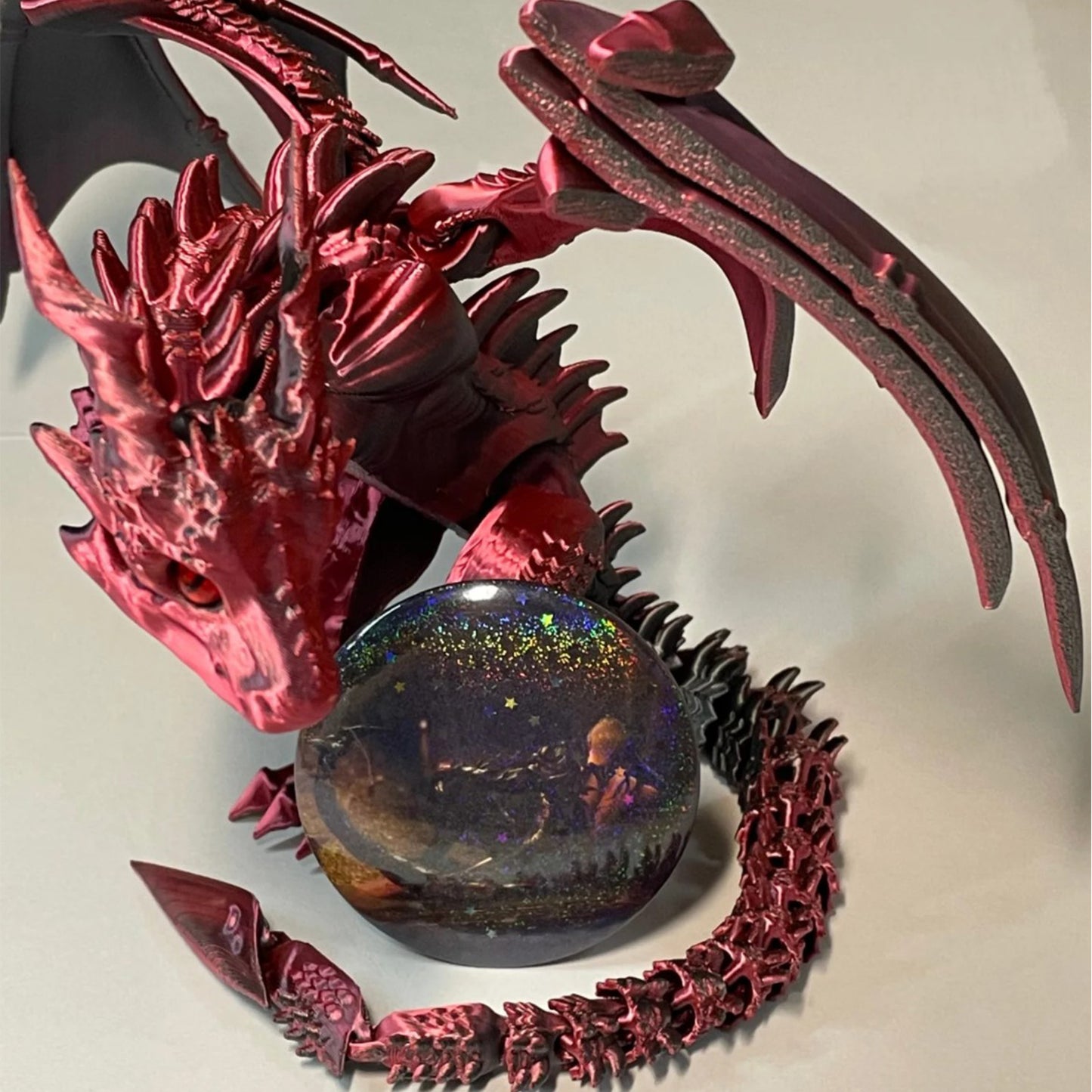 SYLUS-3D Sylus Dragon Ornament With Movable Joints