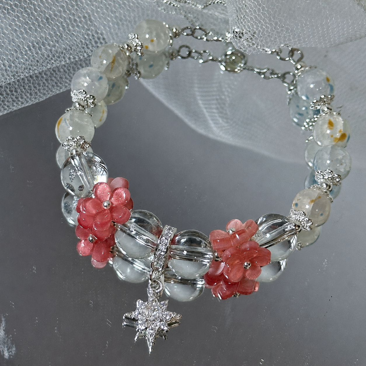 XAVIER-Floral Blessing Concept Bracelet （Adjustable）