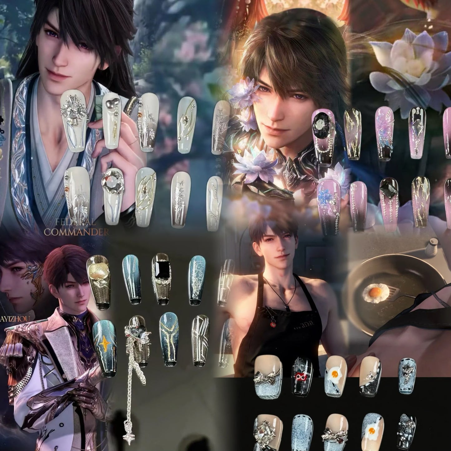 CALEB-Series Concept Wearing Nails Set