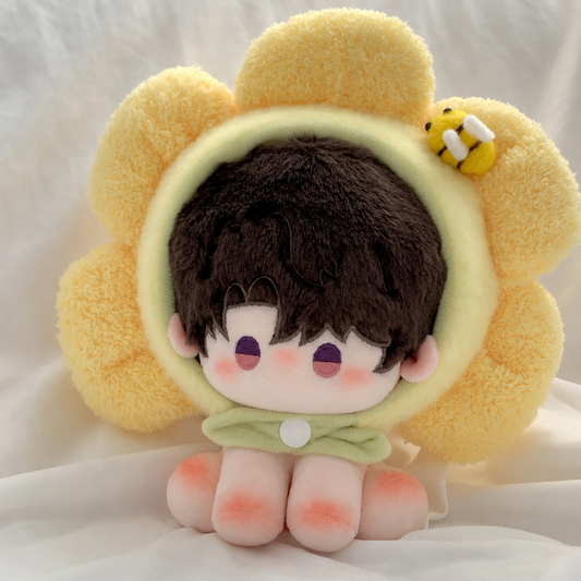 CALEB-Sitting Cotton Doll with Headgear 6”（15cm）