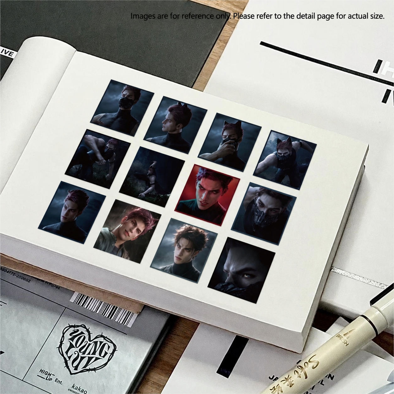 VALKO-Stickers(14 Designs, Total 500Pcs)
