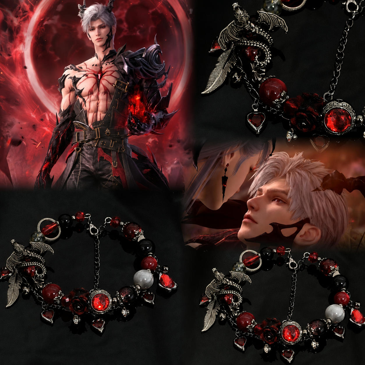 SYLUS-Abyssal Blossom Concept Bracelet （Adjustable）