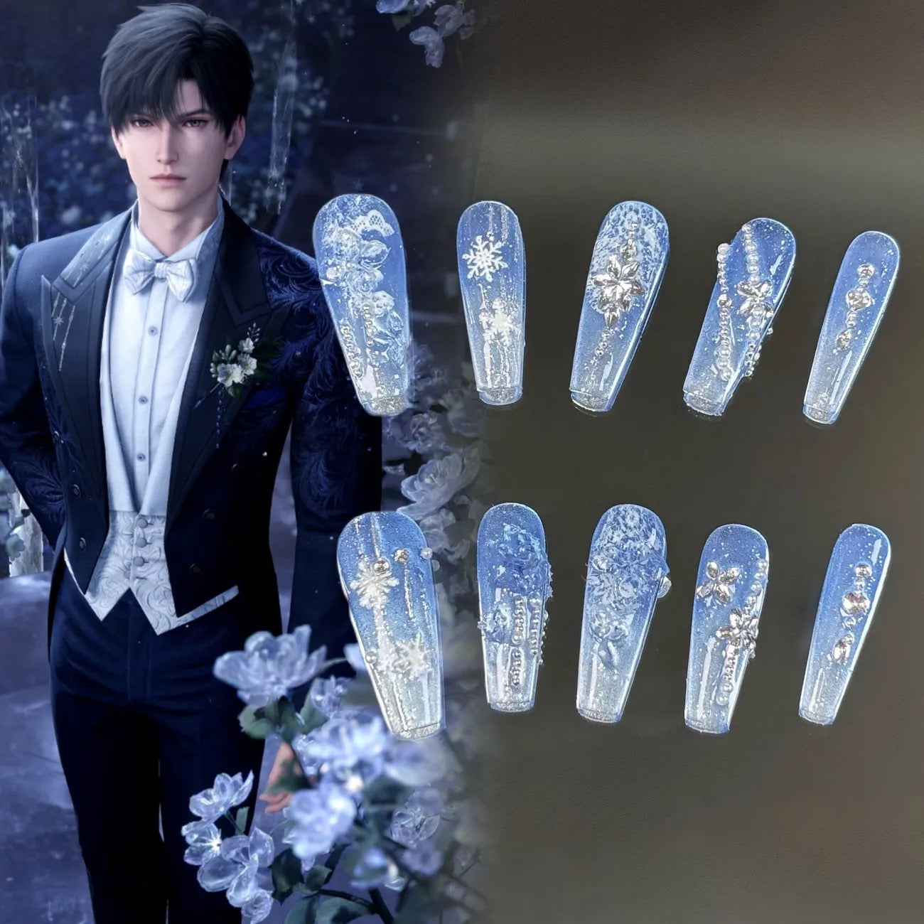 ZAYNE-Series Concept Wearing Nails Set