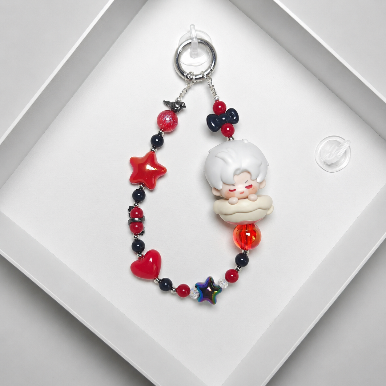 SYLUS-Phone Key Pendant with Clay Charm