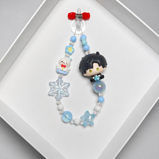 ZAYNE-Phone Key Pendant with Clay Charm