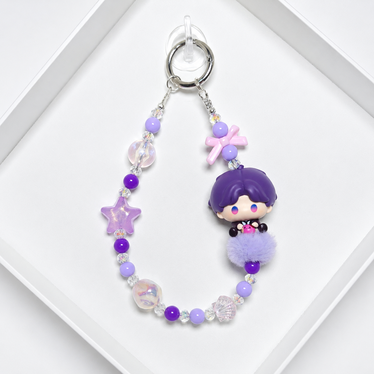 RAFAYEL-Phone Key Pendant with Clay Charm