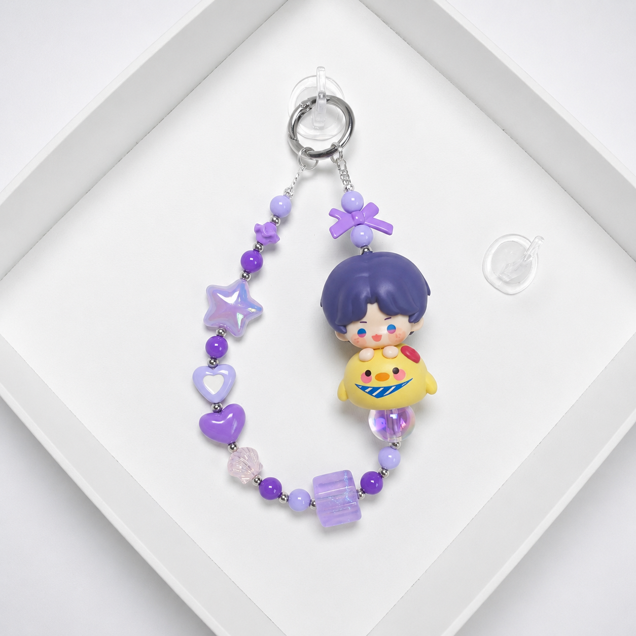 RAFAYEL-Phone Key Pendant with Clay Charm