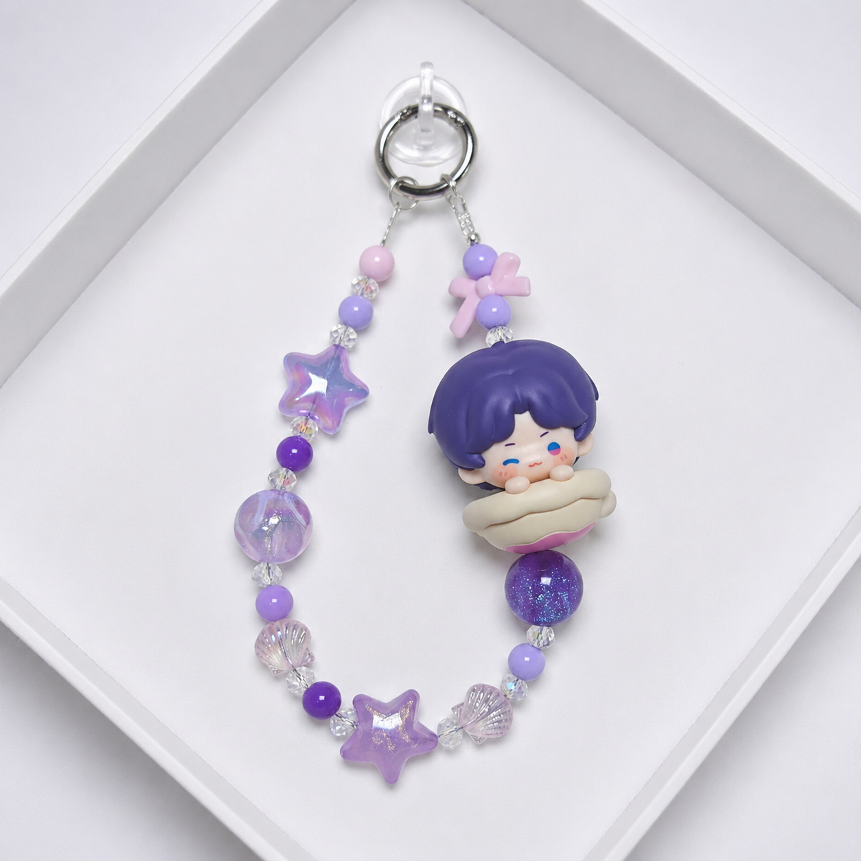 RAFAYEL-Phone Key Pendant with Clay Charm