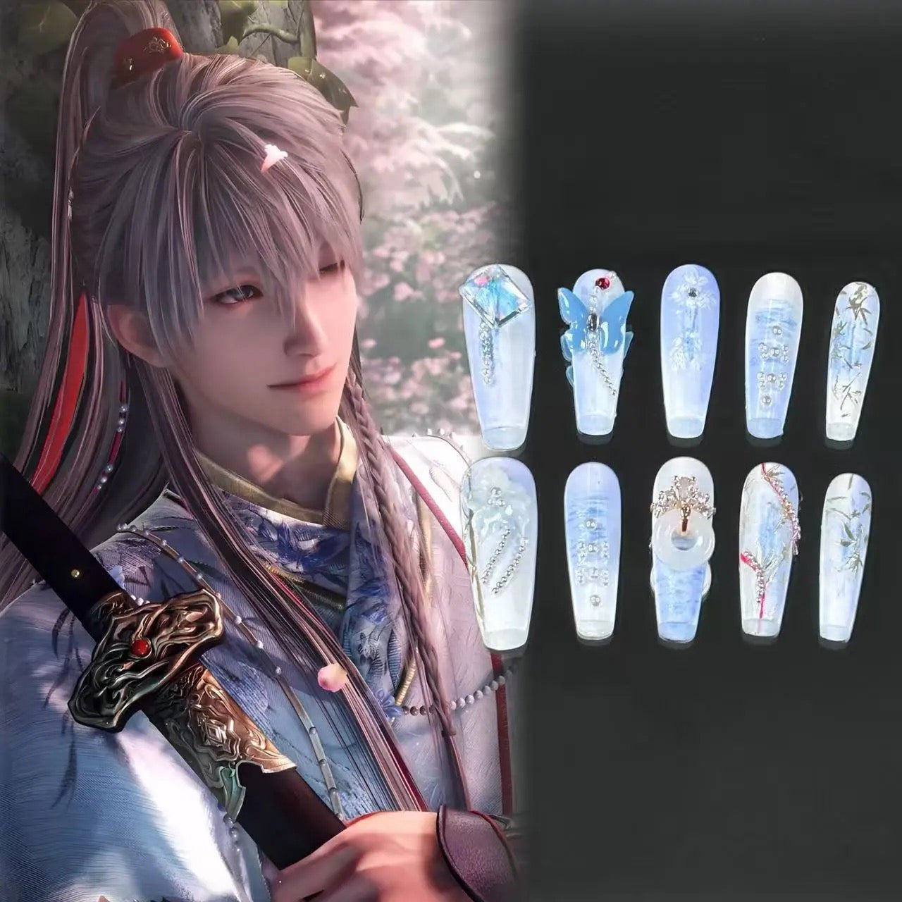 XAVIER- Series Concept Wearing Nails Set