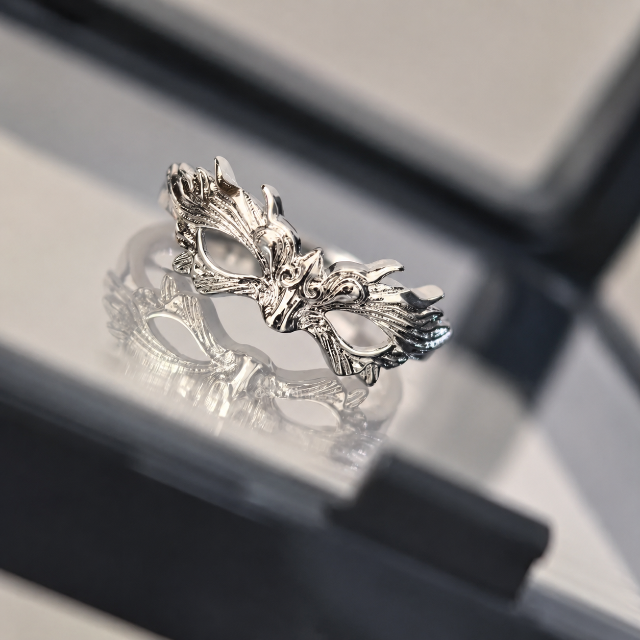 XAVIER-Lumiere Ring, Open Ring (Adjustable, Can Be Adjusted 6 to 9)