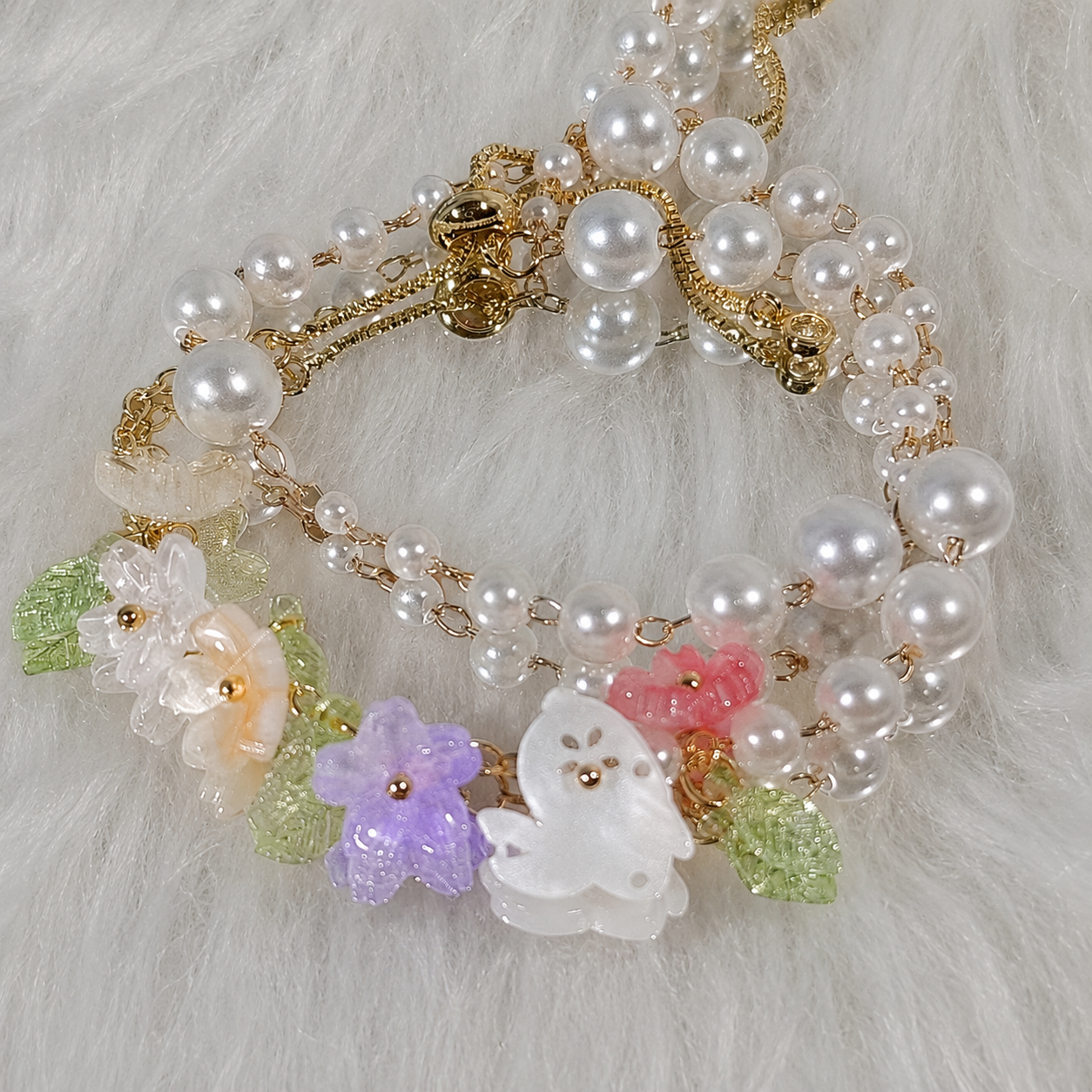 XAVIER-Inflorescence Imprints Concept Bracelet （Adjustable）