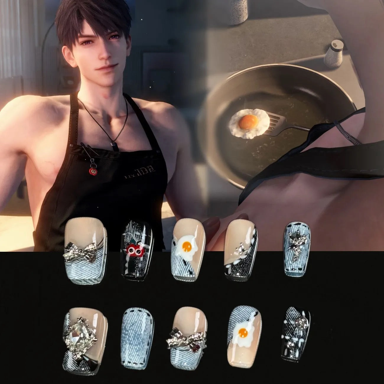 CALEB-Series Concept Wearing Nails Set