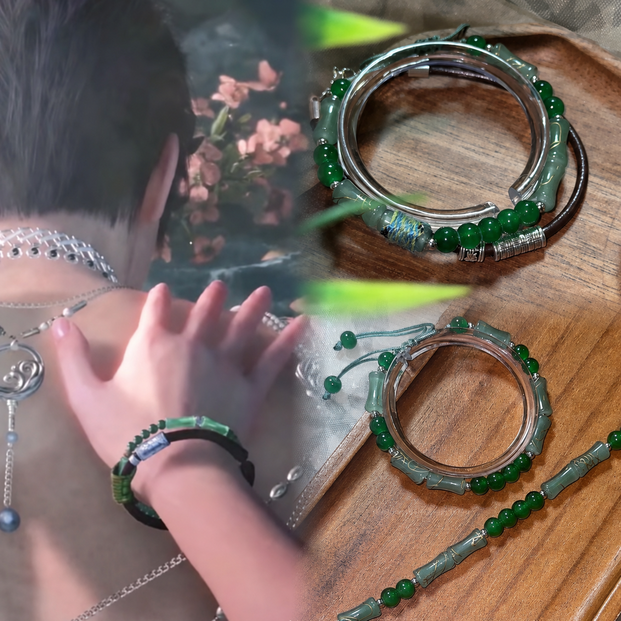 ZAYNE-Slient Underflow MC's Bracelet（Adjustable）