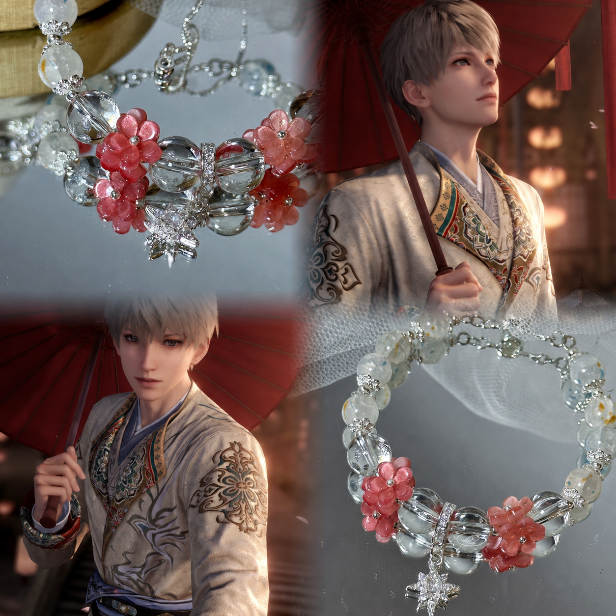XAVIER-Floral Blessing Concept Bracelet （Adjustable）