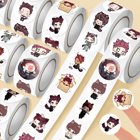 VALKO-Stickers(14 Designs, Total 500Pcs)
