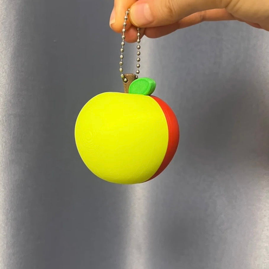 CALEB-Green-Red Apple Pendsnt