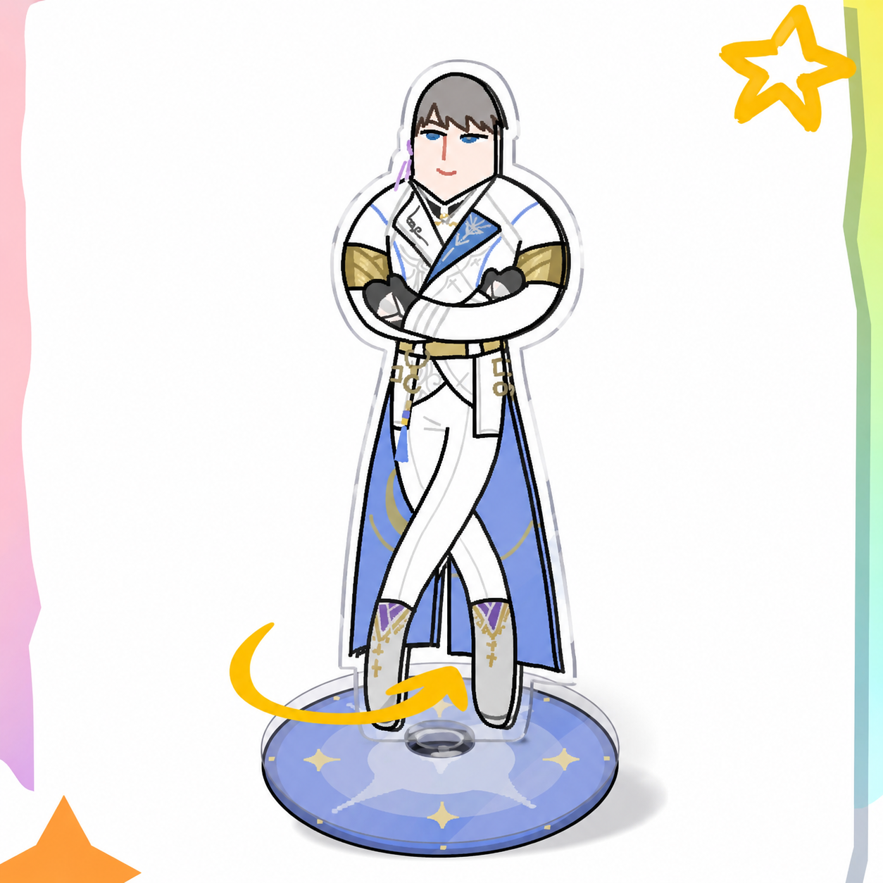 XAVIER-Rotating Acrylic Ornament